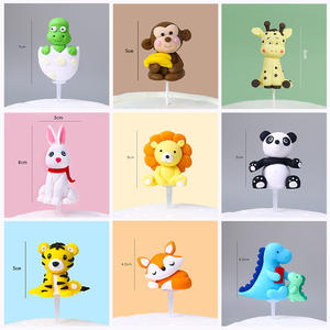 Décoration de gâteau, animaux, dinosaure, Lion, <span class=keywords><strong>anniversaire</strong></span>, fête à thème, Dessert, accessoires de déguisement - Product Image 5