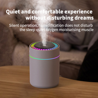 Humidificateur à brume froide mini personnalisé en gros pour usine, 180 ml, diffuseur d'air coloré avec lumière, humidificateur USB de bureau, maison, voiture