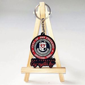 Custom 2D/3D Black White Letters Soft Pvc Keychain Make Rubber Sport <b>Key</b> <b>Chain</b> Your Logo Keyring With <b>Chain</b> - Product Image 3