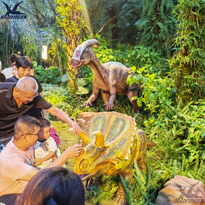 <span class=keywords><strong>Petit</strong></span> Triceratops Modè<span class=keywords><strong>le</strong></span> Animatronic Attractions Extérieures Dinosaurio Petite Statue <span class=keywords><strong>de</strong></span> Dinosaure pour Exposition pour Enfants - Product Image 2