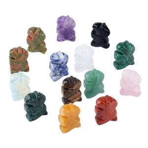 Estatua de Caballo de Cristal de 1 pulgada, Figurita de Caballo Pequeña con Piedras Preciosas Curativas, Decoración para el Hogar, Pisapapeles de Animales, Centro de Mesa, Adorno - Product Image 5