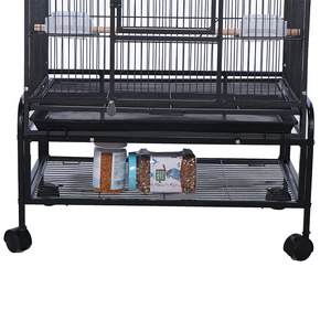 <span class=keywords><strong>Cage</strong></span> à oiseaux en fer robuste pour canaris, grande <span class=keywords><strong>cage</strong></span> à perroquets d'extérieur, volière portable, grandes cages à oiseaux à vendre - Product Image 6