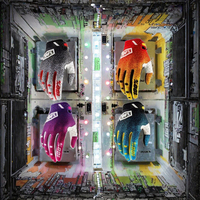 Guantes Unisex de Alta Calidad para Conducir, Completos, Impermeables, Transpirables, de Cuero y Microfibra con Estampado, Universales para Todas las Estaciones, Ciclismo al Aire Libre