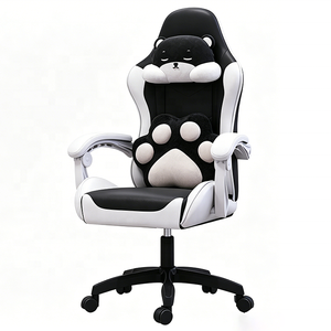 <span class=keywords><strong>Chaise</strong></span> de jeu convertible en acier inoxydable, réglable à 360°, ergonomique, pivotante, inclinable, pour bureau à domicile - Product Image 3