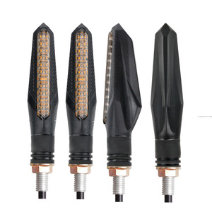 Clignotants LED ambre 12V LEADWAY en plastique, universels pour systèmes de carrosserie de moto, feux de signalisation de virage - Product Image 3