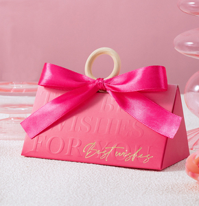 Cajas de Regalo Portátiles de Lujo para Dulces, Alimentos para Bebés, Bodas, Recuerdos para Invitados, con Relieve, Ecológicas y Hechas con Materiales Reciclados - Product Image 1