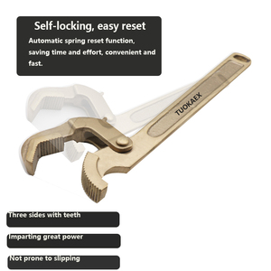 Llave Inglesa Ajustable Antichispas de Cobre TUOKAEX, a Prueba de Explosiones, Grado Industrial, Certificación ISO9001, Tamaños Disponibles de 4 a 36 Pulgadas - Product Image 5