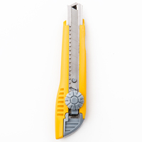 Cutter à lame rétractable pivotante de 18 mm avec logo personnalisé OEM, idéal pour le bureau, l'école et la découpe de papier