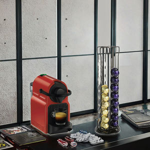 Estante giratorio para cápsulas de café <span class=keywords><strong>Nespresso</strong></span> compatible, con capacidad para 40 cápsulas de café, estilo clásico portátil, metales preciosos - Product Image 3