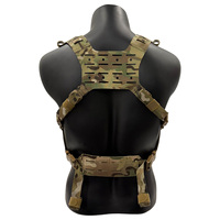 Rompi Taktis Modular MOLLE dengan Panel Samping Tegris dan Kantong Admin
