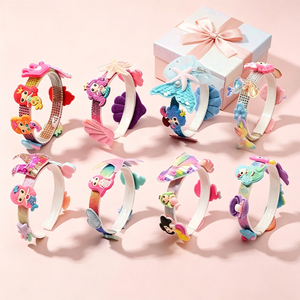 Trendy Children Fashion <b>Headband</b> Set DIY Hair Accessories Pins Bow Maker Stars Hearts Ribbon Craft Present Box - Product Image 4