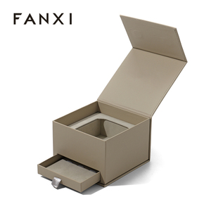 Caja de Regalo Magnética de Cartón con Cajón de Papel para Joyería Fina con Logotipo Personalizado FANXI - Product Image 5