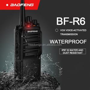 Radio étanche BF-R6 UHF Baofeng R6, talkie-walkie analogique, portable, longue portée, radio amateur bidirectionnelle, extérieur - Product Image 2