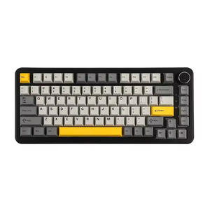 87-Key Wired RGB Backlit Mechanical Keyboard 75% <b>PBT</b> <b>Keycaps</b> USB Hot Swappable 75 Percent Gaming Keyboard Metal Housing - Product Image 1