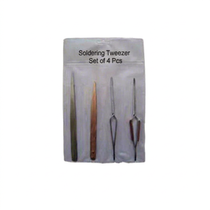 SUNTOOLS/STIPL Modèle 620H Ensemble de 4 pinces à souder en acier inoxydable, outils de précision pour la fabrication de bijoux DIY - Product Image 1