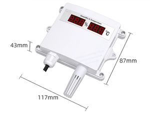 High-brightness Digital Display <strong>Temperature</strong> &amp; <strong>Humidity</strong> <strong>Sensor</strong> with Housing - Product Image 2