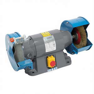 Amoladora Combinada Profesional Fervi 0554, Máquina de Amolado de Banco con Doble Disco para Pulir y Afilar Metal - Product Image 2