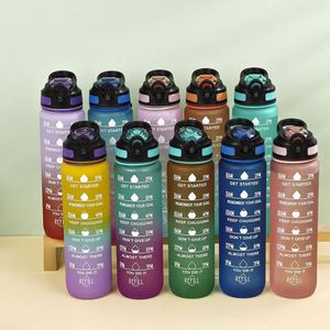 Premium Custom Logo Food Grade Eco-Friendly 1000ML Unisex Tumbler Hydration Bottle Durable Leakproof Design Outdoor Fitness - Product Image 1