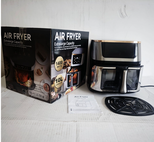 Freidora de Aire de Acero Inoxidable de <span class=keywords><strong>10</strong></span> L con Ventana Visible, Automática y Multifuncional para el Hogar, Precio de Fábrica - Product Image 6