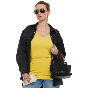 T-shirt pour femme en coton et élasthanne, col rond, manches courtes, extra long, respirant, jersey, multi-pack - Product Image 4