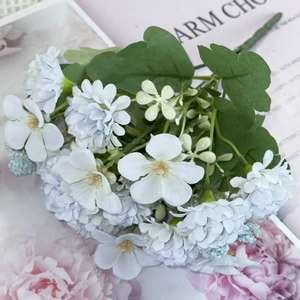 Bouquet de mariage à main, accessoires de photographie, fleur artificielle, mini boule de chrysanthème - Product Image 3