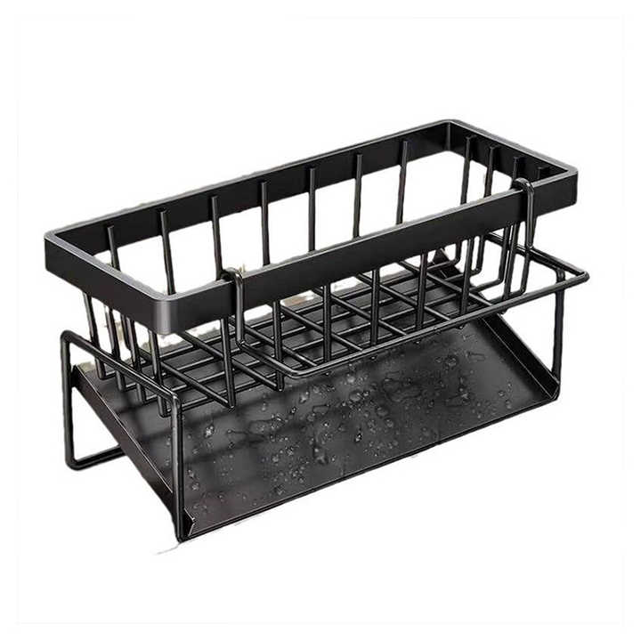 Kitchen Shelf Rag Storage - Perforation-Free Sponge Steel Ball Rack