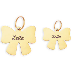 Jietao liontin hewan kupu-kupu bentuk tulang, Stainless Steel kosong logam Premium Logo kustom mewah tahan lama - Product Image 4