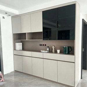 <span class=keywords><strong>Buffet</strong></span> minimaliste italien fin en bois grainé, armoire écologique pour la maison - Product Image 6