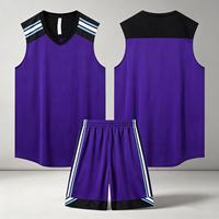 Maillots de basket vierges en gros pour hommes, design par sublimation
