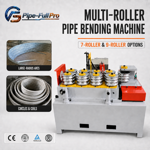 Machine à cintrer les tubes en acier pour serres, formeur d'arche à rouleaux, pour tubes de diamètres variés, cintrage d'arches de différentes tailles, construction de tunnels - Product Image 1