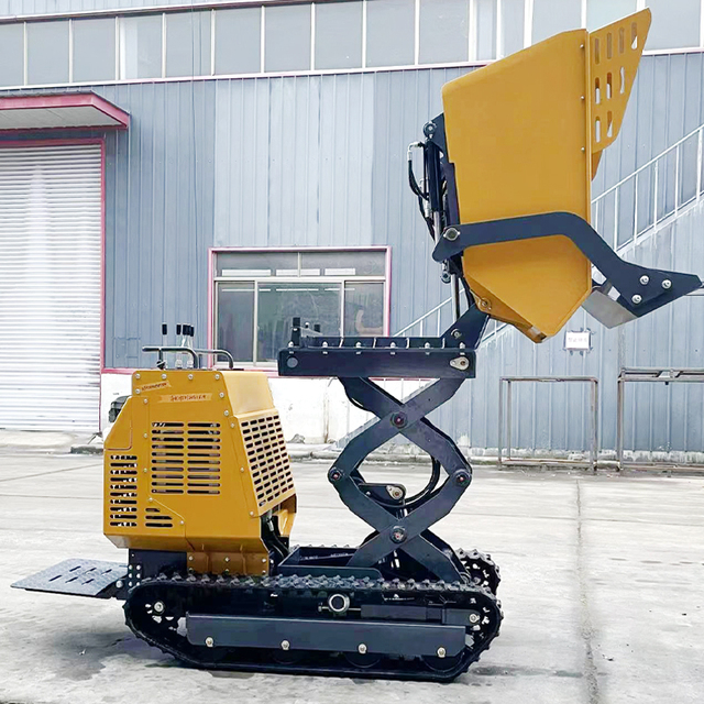 Accept Customized High Loading Mini Front Loader Electric Dumper Trucks with KYB Hydraulic Pump and Engine for Sale