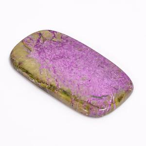 คริสตัลสีม่วงสดใสทรงหลังเบี้ยทรงหลวมตัดเพื่อผิวกระจ่างใสของแท้สำหรับทำเครื่องประดับอัญมณีขัดเงาตามธรรมชาติ - Product Image 4