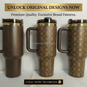 Lüks 40oz Paslanmaz Çelik Çift Cidarlı Vakumlu İzoleli Bardak Tasarımcı Logolu Sızdırmaz Taşınabilir Pipetli Araç İçi Kullanıma Uygun Hediyelik - Product Image 1