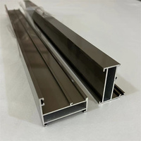 Conception moderne extérieure douce amicale de moulage de porte en aluminium léger DIY