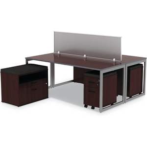 Alera ALEPP6518 65 Pulgadas X 18 Pulgadas Panel de Privacidad de Policarbonato Plateado para Oficina - Product Image 1