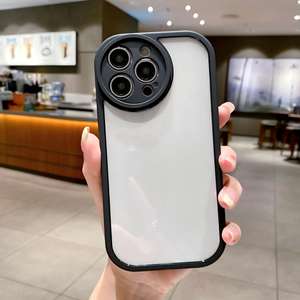 Coque de protection créative transparente intégrale anti-chute pour iPhone 16, compatible avec Apple 17 Pro Max, simple pour iPhone 15, 14 - Product Image 6