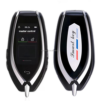 Kit de clé de voiture universelle modifiée avec télécommande intelligente LCD, clé de voiture sans clé, écran LCD anti-reflet LSP HD, alliage ABS pour Lamborghini