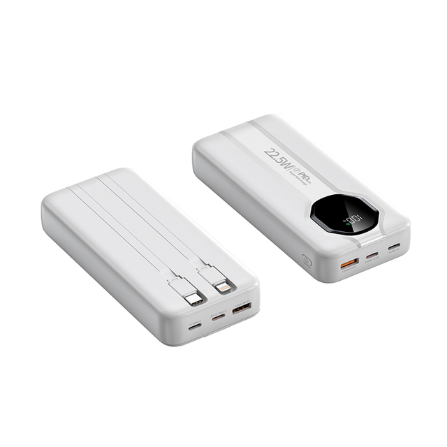 High Quality Mini Portable Power Bank 10000mAh Li-Polymer Fast Charging Magnetic LED Display 25W Output for Mobile Phones