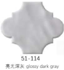 Glossy dark gray