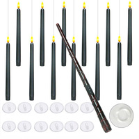 Venta caliente varita mágica vela levitante lámpara de Control remoto velas LED cónicas sin llama para fiesta de Halloween decoración de boda
