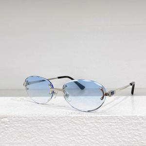 Gafas de Sol Fashiony2k Sin Montura, Poligonales, Metálicas de Alta Gama, Degradado Retro Circular, Color Degradado, Gafas de Sol de Lujo para Mujer y Hombre - Product Image 4