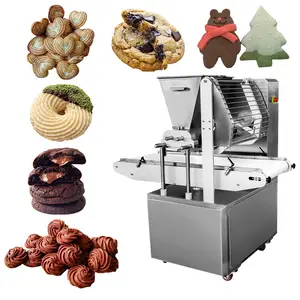 Fabriek Directe Verkoop Hoge Efficiëntie Multifunctionele Automatisering Commerciële Koekjes Biscuit Maker Cake Depositor Machine