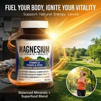 Capsules de glycinate de magnésium en marque privée OEM, services d'emballage personnalisé en marque privée