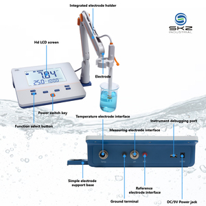 PH200E Labor-Hochauflösungs-pH-Meter 50 Datensätze Speicherung Automatische Abschaltung Stromausfallschutz 3-Punkt-Kalibrierung - Product Image 4