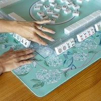 Alas Mahjong Profesional Bahan Microfiber Alas Karet Alam Tahan Air Tahan Lama Ramah Lingkungan Meja Hiburan Dalam Ruangan