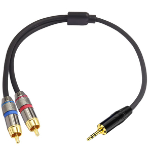 Nhà Máy OEM <span class=keywords><strong>3.5Mm</strong></span> Jack Stereo Âm Thanh Nam Để Dual <span class=keywords><strong>2</strong></span> <span class=keywords><strong>RCA</strong></span> <span class=keywords><strong>3.5Mm</strong></span> Trs Để Đôi <span class=keywords><strong>RCA</strong></span> Âm Thanh Phụ Trợ Stereo Y Splitter Cáp - Product Image 5
