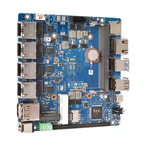 Zunsia لوحة أم 4* من الجيل 12 من Alder Lake N300 N95 N100 لوحة رئيسية مزودة بموجّه LAN لوحة رئيسية DDR5 Nano ITX مع POE