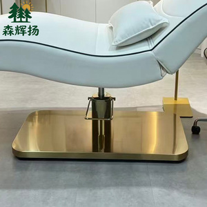 Table de massage de luxe pour salon de beauté, <span class=keywords><strong>lit</strong></span> de massage facial pour esthéticienne, spa <span class=keywords><strong>médical</strong></span>, soins du visage, <span class=keywords><strong>lit</strong></span> cosmétique pour cils - Product Image 6