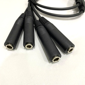 Cable KAICAP con Conectores Mono Duales de 6.35mm a Cuatro Conectores Hembra de 6.35mm para Audio - Product Image 4