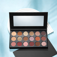 Palette de fards à paupières aux tons chauds de terre, haute pigmentation, OEM ODM, logo personnalisé, palette de fards à paupières vegan, sans cruauté, maquillage